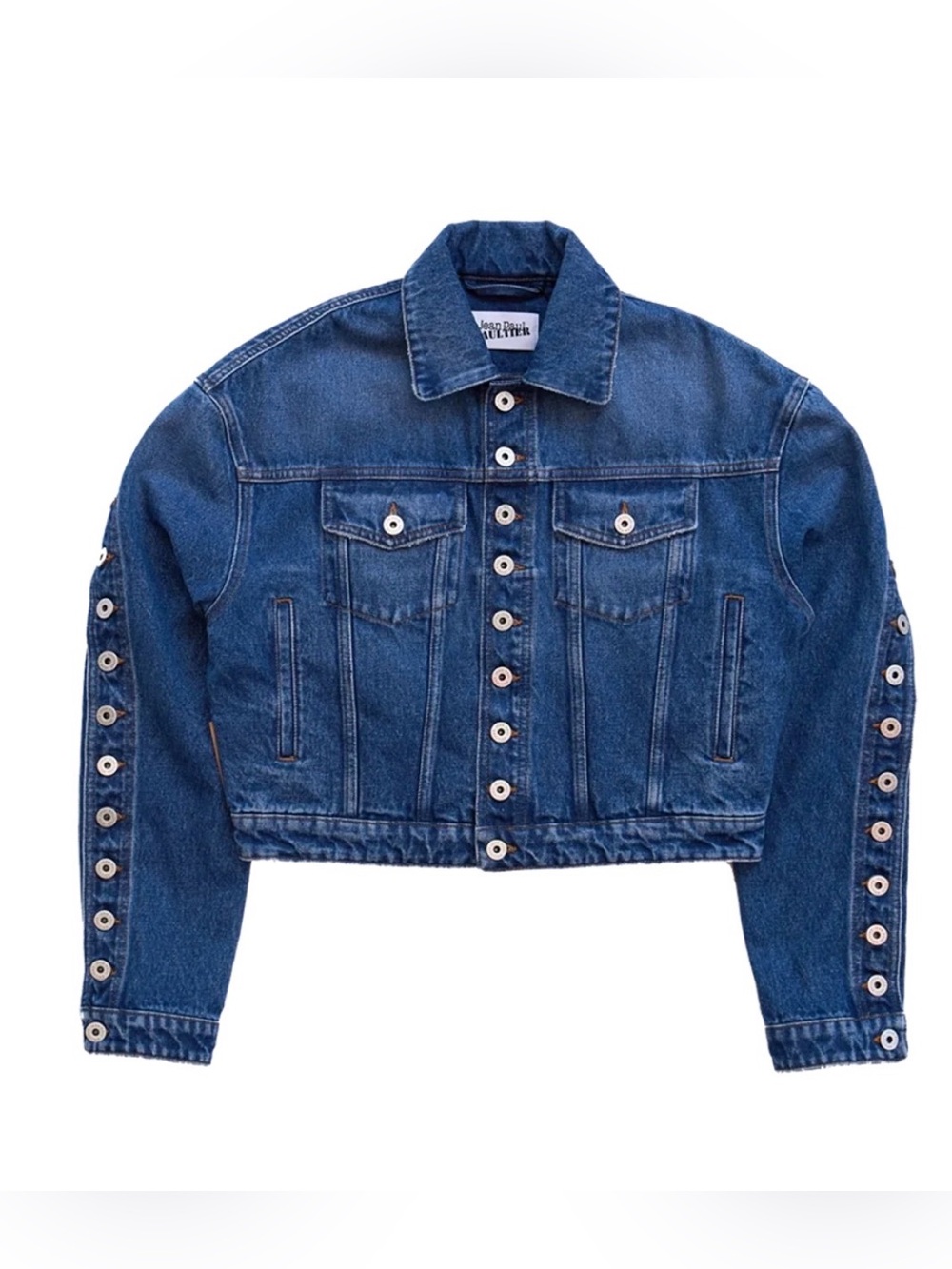 Jean Paul Gaultier - THE BUTTONED" DENIM JACKET BLUE